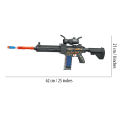 M416 Nerf Soft Darts Electric ToyGun 76 cm - Black. 