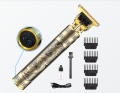 Cordless Hair Clipper, Zero Gapped T-Blade Trimmer Rechargeable Beard Trimmer, Professional Hair Clippers with 4 Guide Combs Hair Grooming Set for Men (Bronze). 