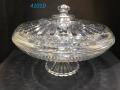 Dry Fruit Tray, ACRYLIC CANDY DISH SALAD TRAY DRY FRUIT HOME DECOR WITH LID CRYSTAL. 