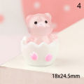 Resin Luminous Small Animals Glow In The Dark Ornament Craft Garden Home BAWEI. 