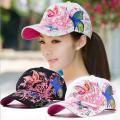 Women Baseball Cap Butterflies Flower Embroidery Caps Girl Suns Hats Summer Casual Snapback Cap. 