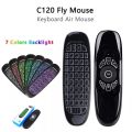 C120 Airmouse - Airmouse for LED - Voice Air Mouse - RGB Airmouse C120 - C120 AirMouse for Andr0id Box - Remote Control for Andr0id, Smart Tv,  Smart Boxes, PC, Laptops - Remote Control - Rechargeable Airmouse - Best Air Remote - Airmouse with Keyboard. 