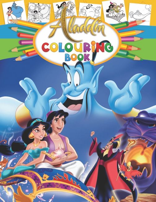 Creative Coloring Book Aladdin