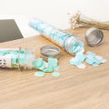 Guanjing 1 Piece Portable Mini Body Washing Bath Test Tube Confetti Foaming Flower One Time Paper Soap Slice Travel Accessary. 