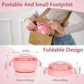Portable Silicone Wax Warmer 400ML Foldable Wax Heater Hair Removal Wax Machine SPA Body Epilator Paraffin Wax Pot for Travel. 