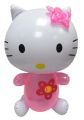 Kids Children Girl Inflatable Toy Blow Up SMALL Hello Kitty with Whistle Party. 