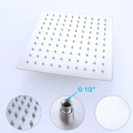 6 inch rain shower head 4 inche shower 4x4 rain shower  6x6 rain shower head square rain shower head stainless steel rain shower head  Ultra Thin Rainfall Bath Shower with Silicone Nozzle Easy to Clean and Install Chrome Shower Head 1 pice. 