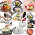 Stainless Steel Foldable Adjustable Fruit And Vegetable Strainer/Steamer/Basket. 
