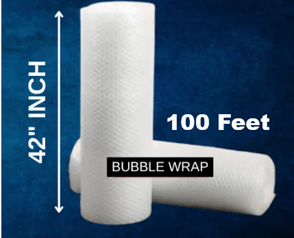 Transparent Bubble Wrap 42 Inches Height 100 Feet Width | Bubble Wrap ...