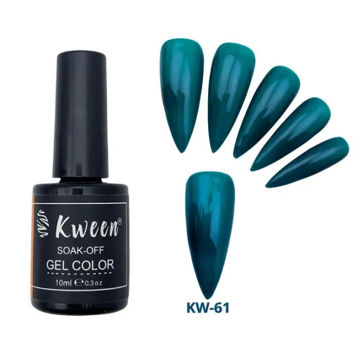 KWEEN%20Translucent%20UV%20Jelly%20Gel%20Polish%20Emerald%20Green,%20Soak%20Off%20UV%20Gel%20Nail%20Polish%20For%20Nail%20Art%20-%20Image%202