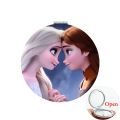 Disney Frozen Classic Princess Makeup Mirrors Elsa Anna Snow Double Sides Mini Compact Mirror For Girls Birthday Gifts BX01. 