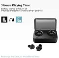 Tranya Bluetooth 5.0 Deep Bass True Wireless Headphones, Sports Wireless Earbuds, Sweat Proof Earphones Built-in Microphone for Running. 