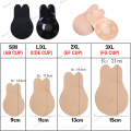 🇲🇾Ready Stock KL (1 Pair) Plus Size (ABCDEF) Cup Rabbit Ear Women Lady Silicone Invisible Breast Lift Up Nu Bra Chest Paste Sticker Reusable Tape Bra. 