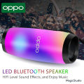 【COD+Original+Ready stock】new OPPO ABS Party Professional Rgb Light Portable Blue Tooth Wireless Speakers. 