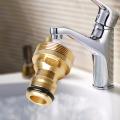 23mm Quick Coupling Pure Brass Kitchen Bathroom Faucet Fitting Garden Hose Water Connection Adapter. 