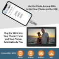 10 Inch Digital Picture Frame  Universal USB (128GB) to Get from Phone or Computer to Frame  (Black). 