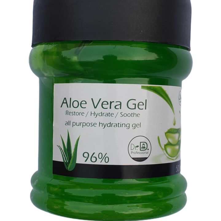 DR. DERMA HALAL ALOE VERA ALL PURPOSE SOOTHING GEL 96%  500 ml.