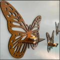 MD CNC Arts Decorative Butterfly Wall Shelf, Decoration Candlestick, Wall Décor Ideas, Wooden Wall Shelves | New Premium Wooden Wall Art Light Big Size I Wall Decor Art for bedroom I DIY Design Decoration Piece for Home Decor I Home Furniture. 