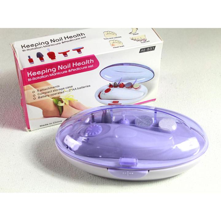 Nail Drill Art Pen Bi-rotation Manicure Kit Keeping Nail Health Electric Professional Pedicure Set