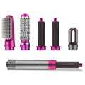5-in-1 Electric Hair Dryer Brush Kit I Blow Dryer, Straightener, Curler & Volumizer (Random Color). 