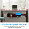 Office working table computer workstations laptop Table Desktop Table With Book Shelf Office Desk Book Shelf Laptop Table Computer Table Study Table Writing Table Home Table 48. 