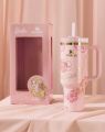 Stanley Cup - 40oz Tumbler with Straw - Coffee Mugs - Flask Bottle Hot and Cold - Coffee Glass - Water Bottle for Girls - Mugs - Gym Bottle - Travel Accessories - Gift for Girls - Stainless Steel Cup for Water, Ice Tea or Coffee. 