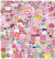 Mix Stickers - 2 inch x 2 inch - Also Custom Stickers Available Sticker For Laptop - Sticker For Mobile  Pack Of 30 Sticker For Girls / Boys pink stickers. 