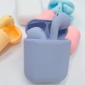 i12 TWS Macaron Bluetooth Earphone Airpods V5.0 3D Touch Wireless Earbuds Headset Sports inPods12 for Android iPhone Computer COD. 