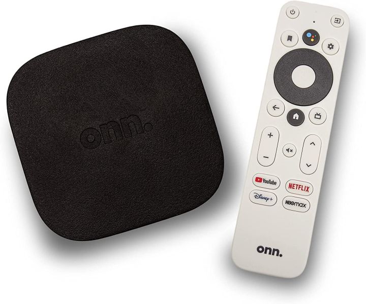 ONN Android TV 4K UHD Streaming Device with Voice Remote Control Google Assistant & High Speed HDMI Cable, on 4K Streaming Box By walmart USA