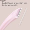 Curved Eyebrow Trimmer Eyebrow Scissors With Comb Stainless Steel Eyebrow Razor Hair Scissors Brow Trimmer Set Make Up Tool. 