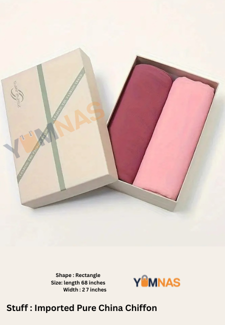 Pack%20of%202%20chiffon%20hijab%20scarf%20stoller%20/%20Plain%20Chiffon%20Goergett%20Hijab%20Staller%20For%20Girls%20and%20Women's%20-%20Image%203