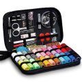 98pcs Sewing Kit, Portable Sewing Kit Box Sewing Supplies Accessories With 24Pcs Thread Spools, Scissors, Thread Needles ,Tape Measure For DIY. 