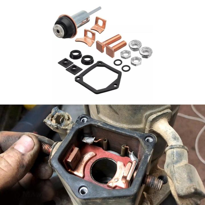 Universal Starter Solenoid Repair Rebuild Kit Plunger Contacts Set