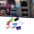 (NEW) 5pc colorful laptop DUT plug/Icone cover topper laptop dutproof mobiinterface waterproof cover. 