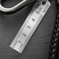 Small steel ruler small steel ruler 5cm ruler 50mm ruler mini small ruler 5 cm scale ruler. 