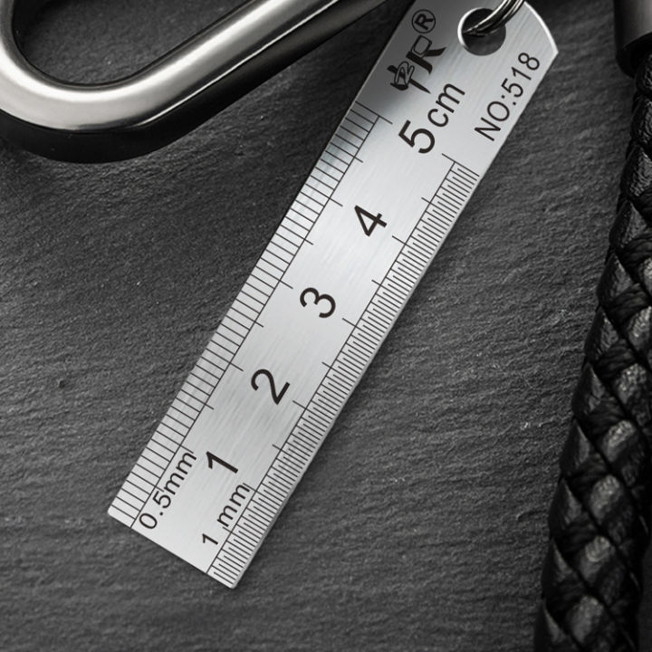 Small steel ruler small steel ruler 5cm ruler 50mm ruler mini small ruler 5 cm scale ruler