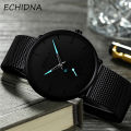 CRRJU Men Round Dial Alloy Band No Numbers Analog Quartz Wrist Watch. 