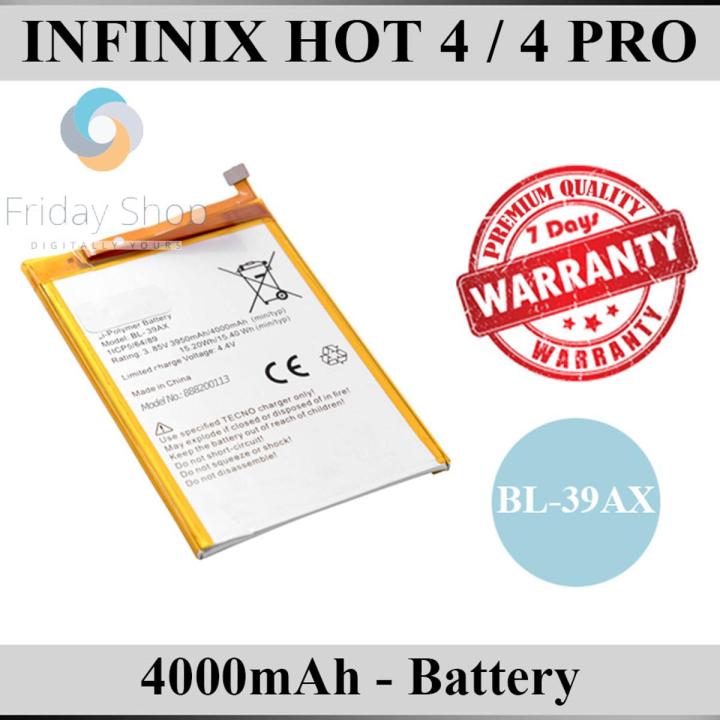 Infinix Hot Pro Battery BL-39AX Replacement Premium Quality