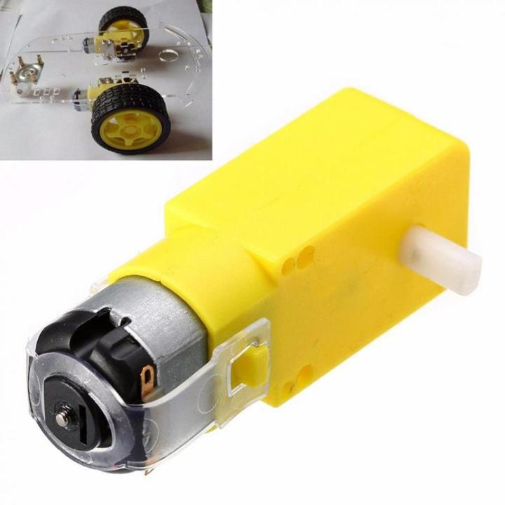 Tt Motor 130Motor Smart Car Robot Gear Motor For Arduino Dc3V-6V Dc Gear Motor - yellow yellow De Gear Motor For Robot yellow plastic gear box Gear Motor NOTE random color will be delivered
