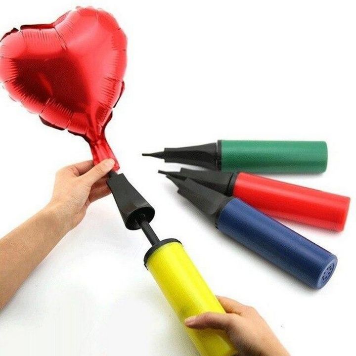 Heavy Duty Plastic Balloon Air Pump (Multi-color) For Birthdays, Celebration and Parties Decoration,-(K.S.)