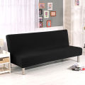 Armless Sofa cumbed Cover Folding Modern seat   cover. 