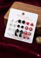 Pack Of 12 - Earrings Tops Fashion Women trendy stylish girls EarringE-5642. 