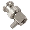 BNC Male Plug Right Angle Crimp for RG58 RG400 RFC195 RF Coax Adapter connector,silver. 