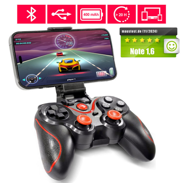X3 Gaming Remote Controller – Wireless Gamepad for Android Phone, PC ...