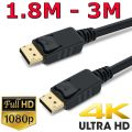 Display Port (DP) Cable - Male To Male. 