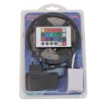 RGB 5M Multicolor 3528 REMOTE CONTROL LED STRIP LIGHT KIT WITH ADAPTER. 