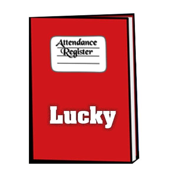 Lucky Attendance Register 100 Pages – Office School Daily Attendance ...