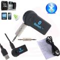 Mini 3.5mm Jack Bluetooth Car Kit Handsfree Music Audio Receiver Adapter Auto Bluetooth AUX for Speaker Headphone Car AUX. 