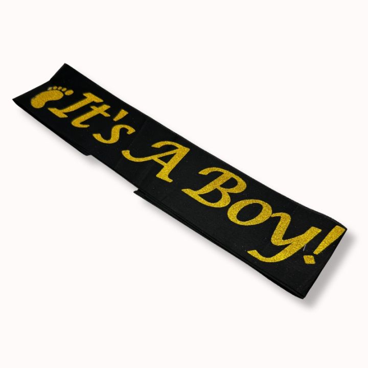 ITS A BOY SASH - BABY SHOWER SASH FOR PARTY WEAR