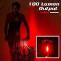 Bicycle Mountain Bike Apace Vision Guard G3x Bike Tail Light USB Rechargeable Super Bright 100 Lumens LED Red Taillight for Optimum Cycling Safety. 